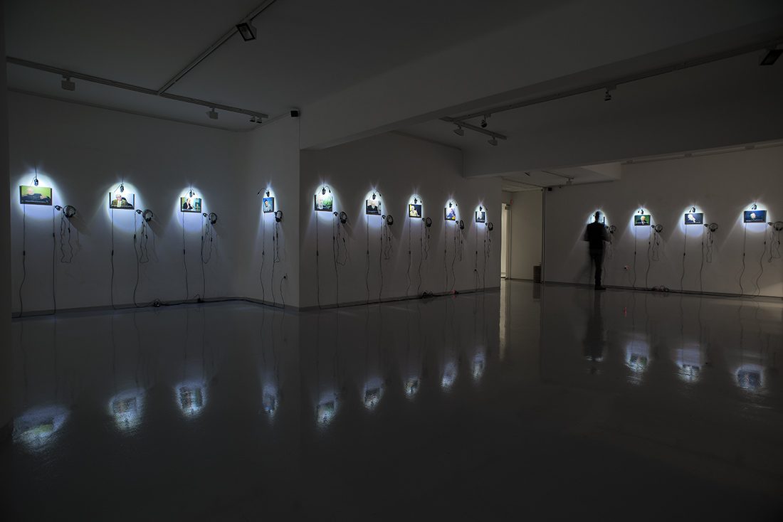 Katerina Zacharopoulou, <i>Asking</i>, 2014, installation view from iset-Contemporary Greek Art Institute, Athens, Greece