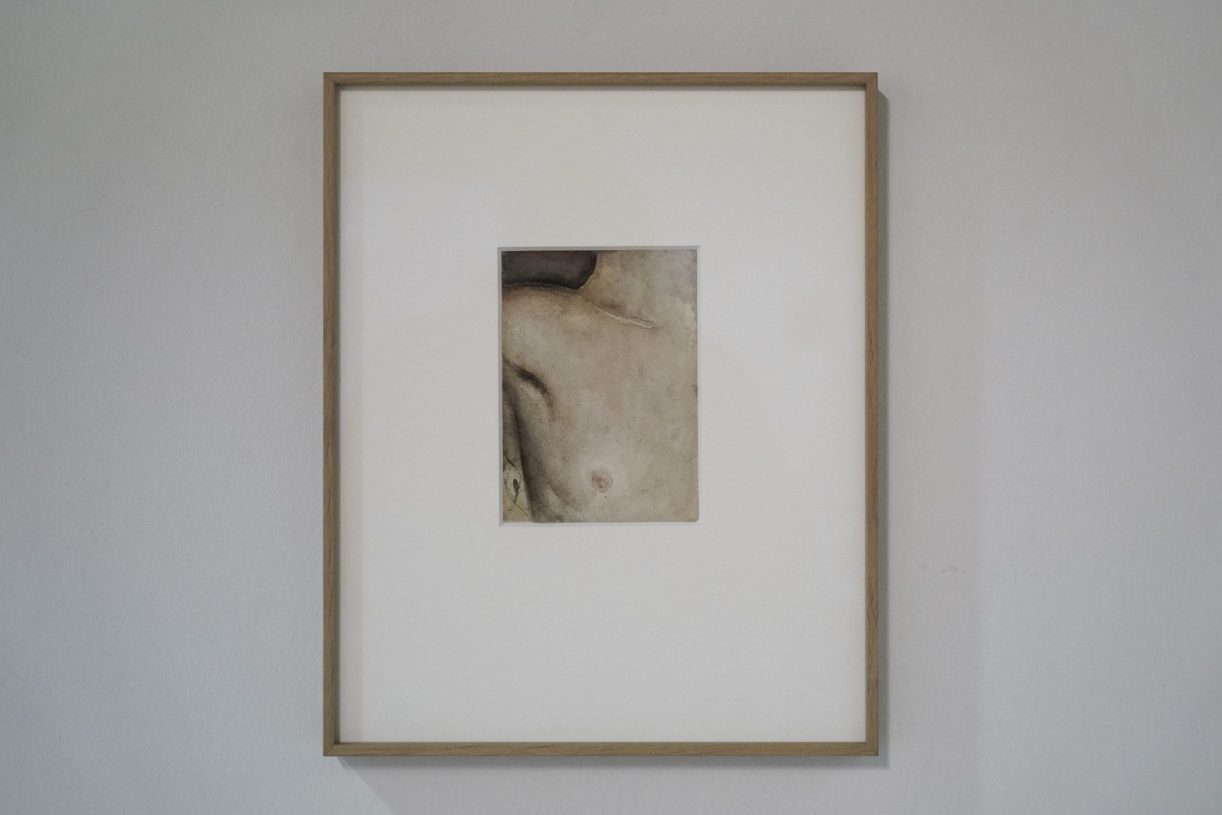 Vangelis Gokas, <i>Untitled</i>, 2017, watercolour on paper, 37x30 cm (framed)