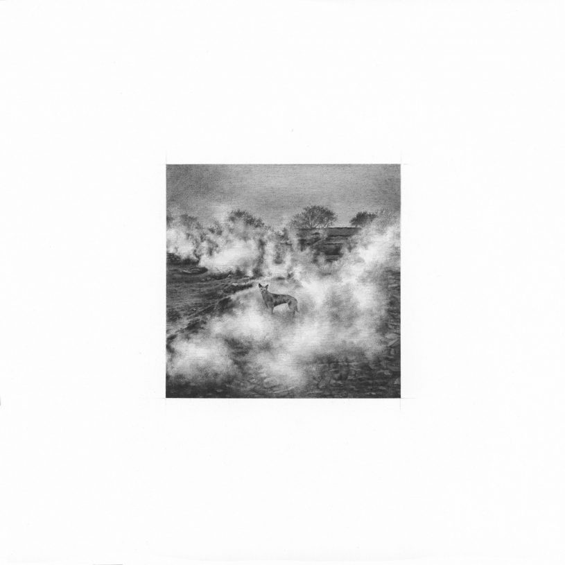 Fotini Poulia, <i>The Unavoidable</i>, 2019, pencil on paper, 13x13 cm