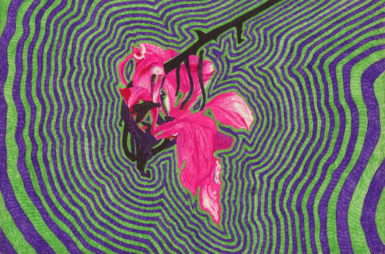 Joulia Strauss, <i>Frequences</i>, 2009, ink and pencil on paper, 21x29,5 cm or 45x54.5 cm framed