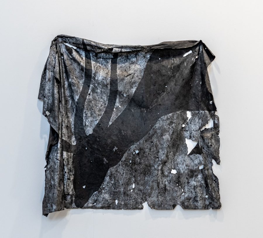 Dimitris Rentoumis, <i>Antilope</i>, 2022, mixed technique, collage, acrylic and ink on paper, approximately 75x75 cm