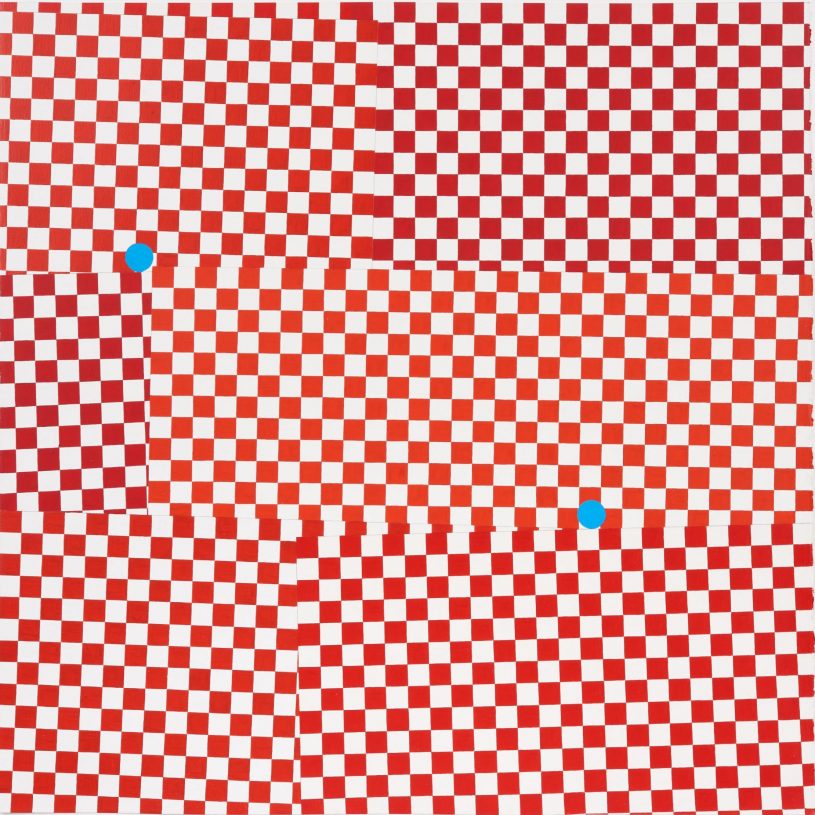 Daniel Sturgis, <i>Conversation matters 6</i>, 2020, acrylic on paper, 75x75 cm