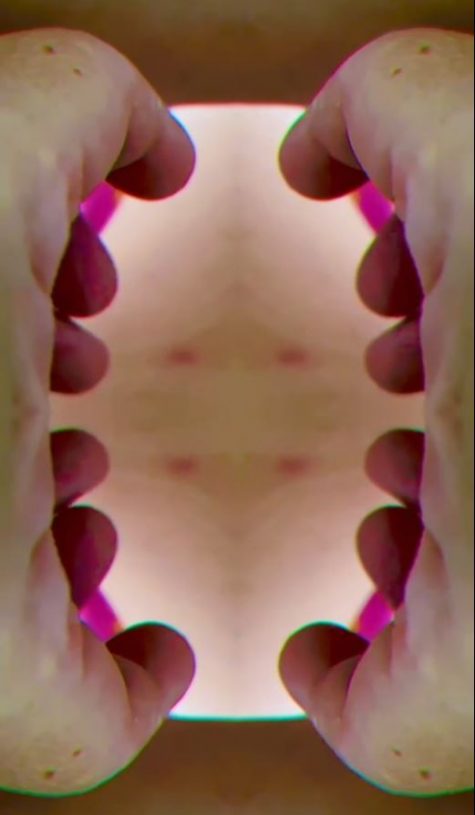 Eleni Christodoulou, <i>Akashic Dawn</i>, 2021, instagram app camera effects on iPhone 12, <br>duration 57''