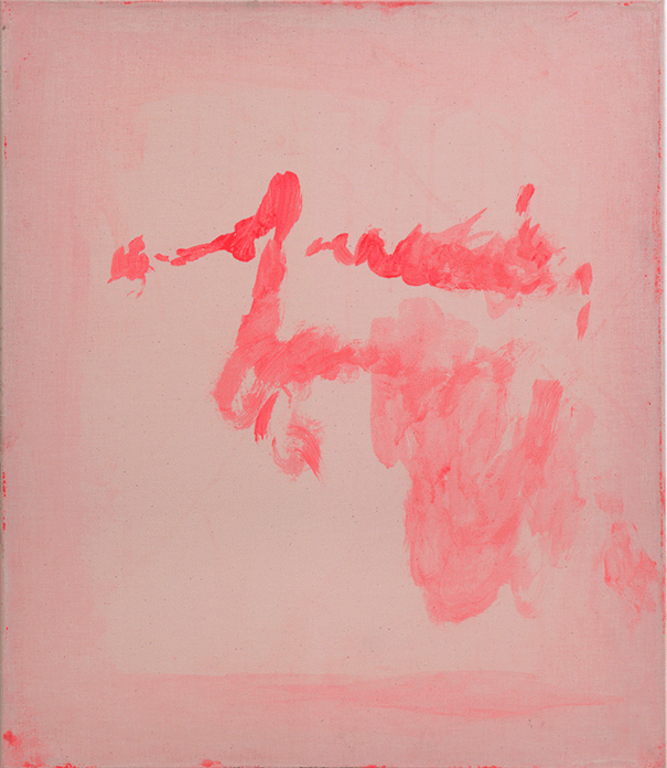 Giorgos Kontis, <i>Untitled</i>, 2016, acrylic on canvas primed with rabbit skin glue, <br>69x59.5 cm