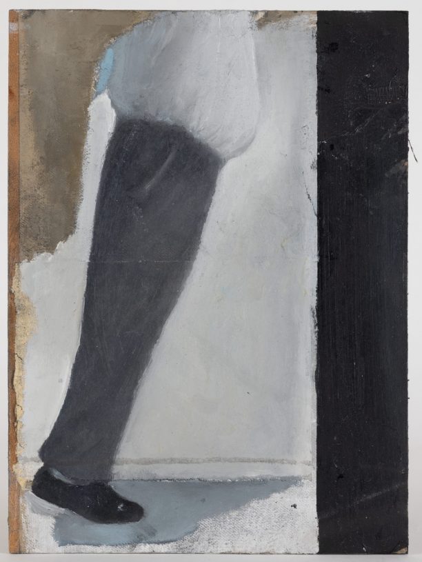 Vangelis Gokas, <i>Thessaloniki</i>, 2024, oil on wood, 21x14.5 cm