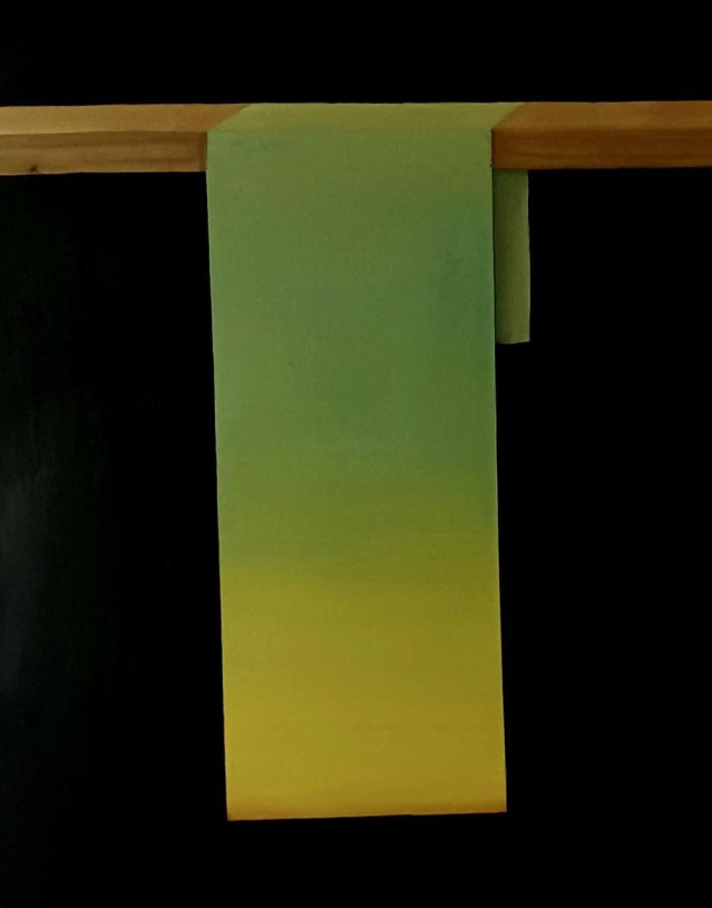 Vassilis Vassilakakis, <i>Unititled</i>, oil on paper, 50x40 cm