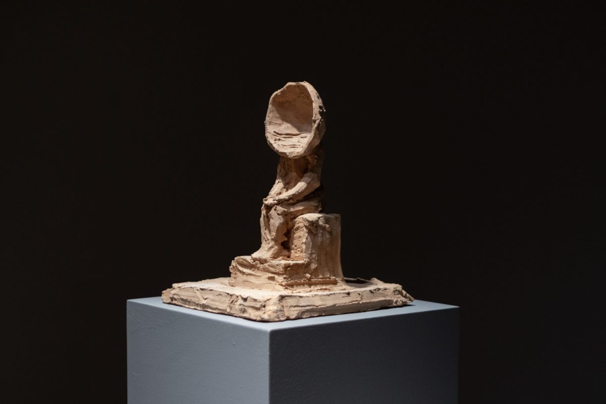 Maria Louizou, <i>Attempt #1, 2025, plaster, wax, 31x24x22 cm