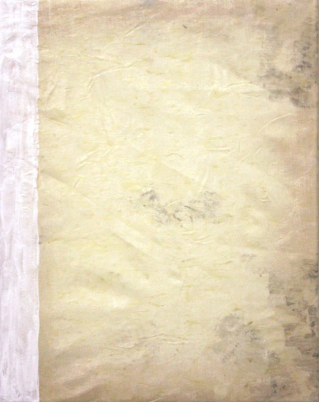 Giorgos Kontis, <i>Untitled</i>, 2018, mixed media on silk, 46x36 cm