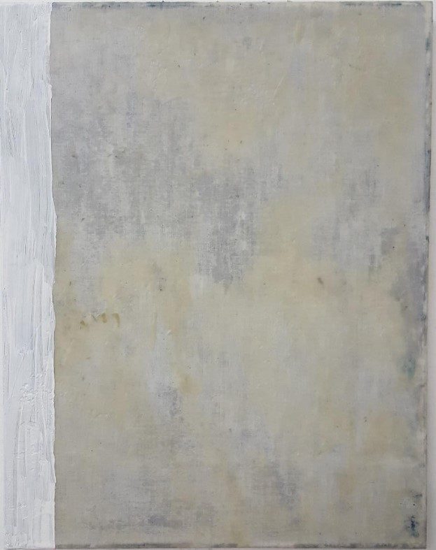 Giorgos Kontis, <i>Untitled</i>, 2019, mixed media on silk, 46x36 cm