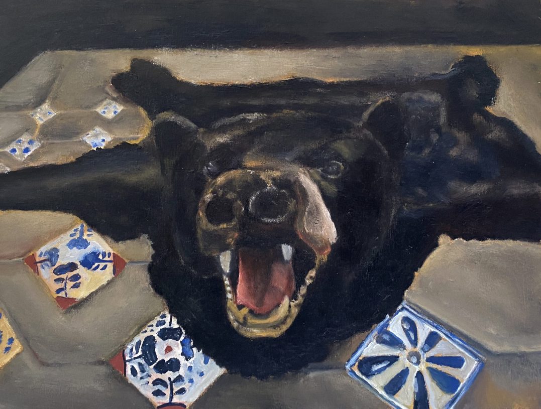 Panagiotis Kefalas, <i>Untitled</i>, 2021, oil on wood, 30x40 cm