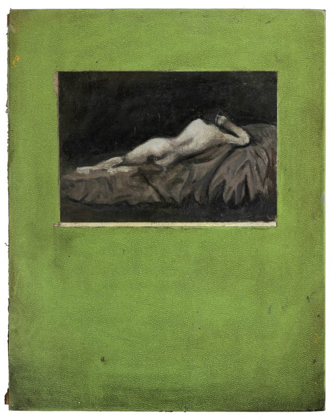 Vangelis Gokas, PRORPE, 2025-26, oil on cardboard, 28x22 cm