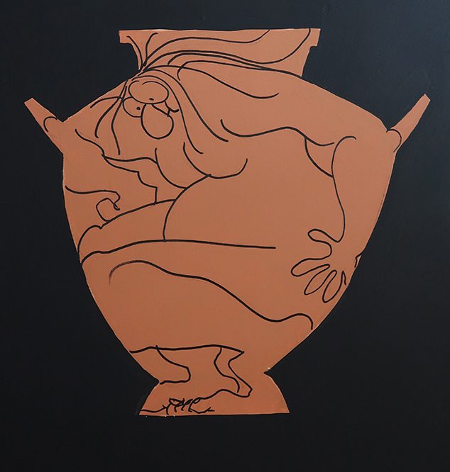 ath1281, <i>Untitled</i>, 2019, acrylic on paper, 110x110 cm