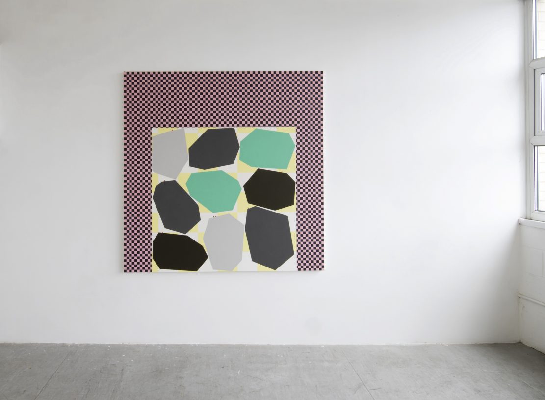 Daniel Surgis, <i>Studied Abandon 2</i>, 2021, installation view from Shila Khatami-Daniel Sturgis in RaumX, London