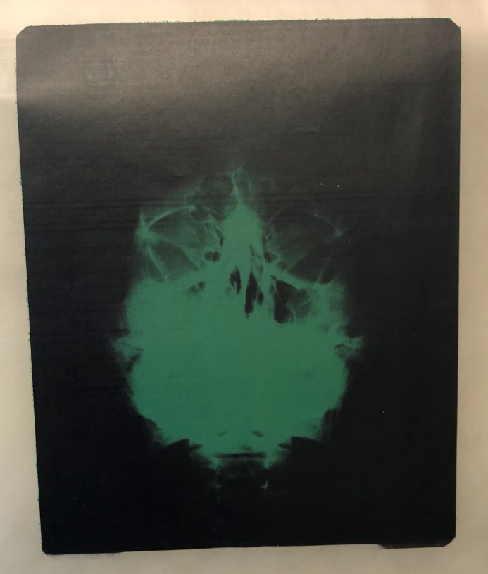 Stavros Papagiannis, <i>Untitled</i>, 1985-1993, blueprint, enamel