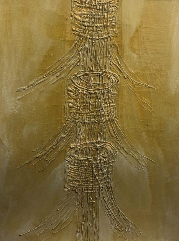 Stavros Papagiannis, <i>Untitled</i>, 1985-1993, warm silicone and varnish on paper