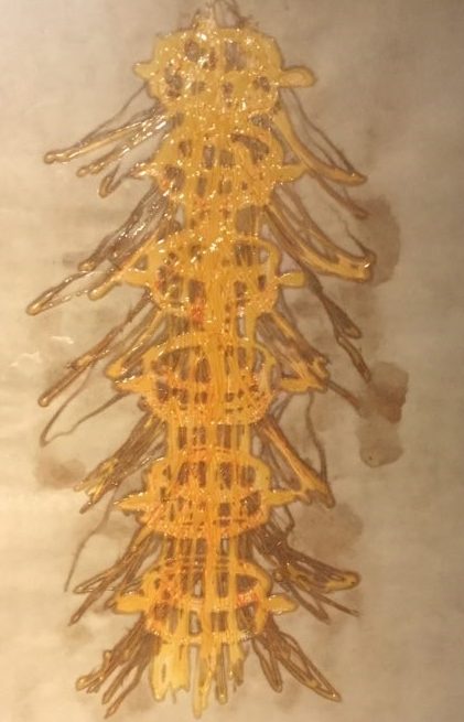 Stavros Papagiannis, <i>Untitled</i>, 1985-1993, warm silicone and varnish on paper