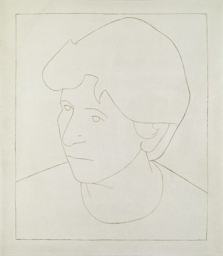 Iias Papailiakis, <i>The portrait of D. Karamouzi</i>, 2018, oil on canvas, 80x70 cm