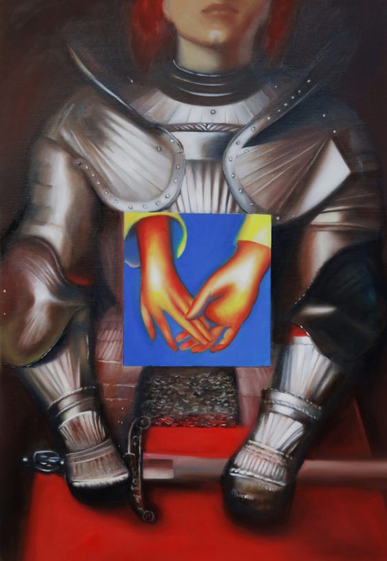 Anna Samara, <i>Ghost Notes</i>, 2024, oil on canvas, 100x70 cm
