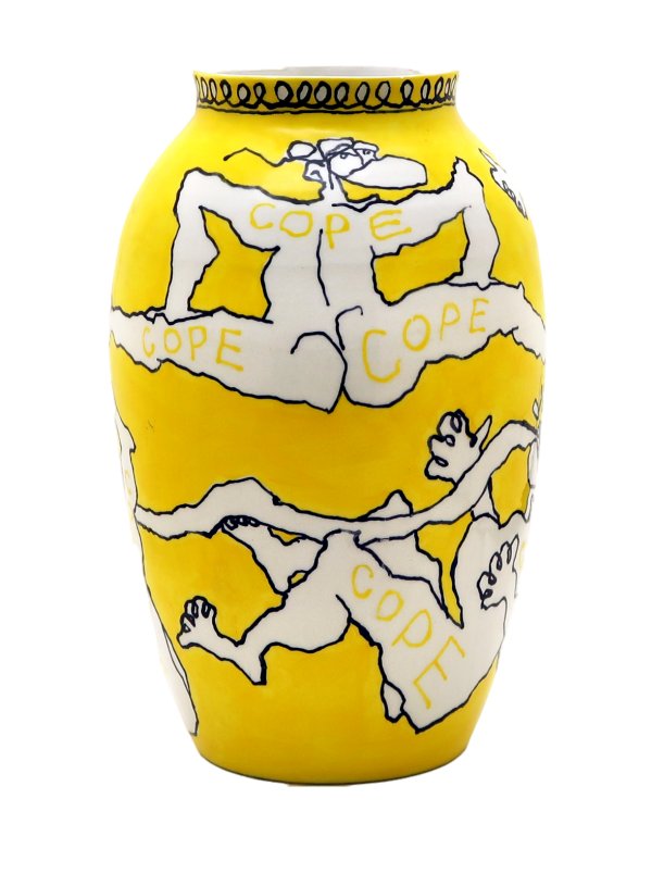 ath1281, <i>Cope pot</i>, 2019, glazed earthenware, 25x14 cm