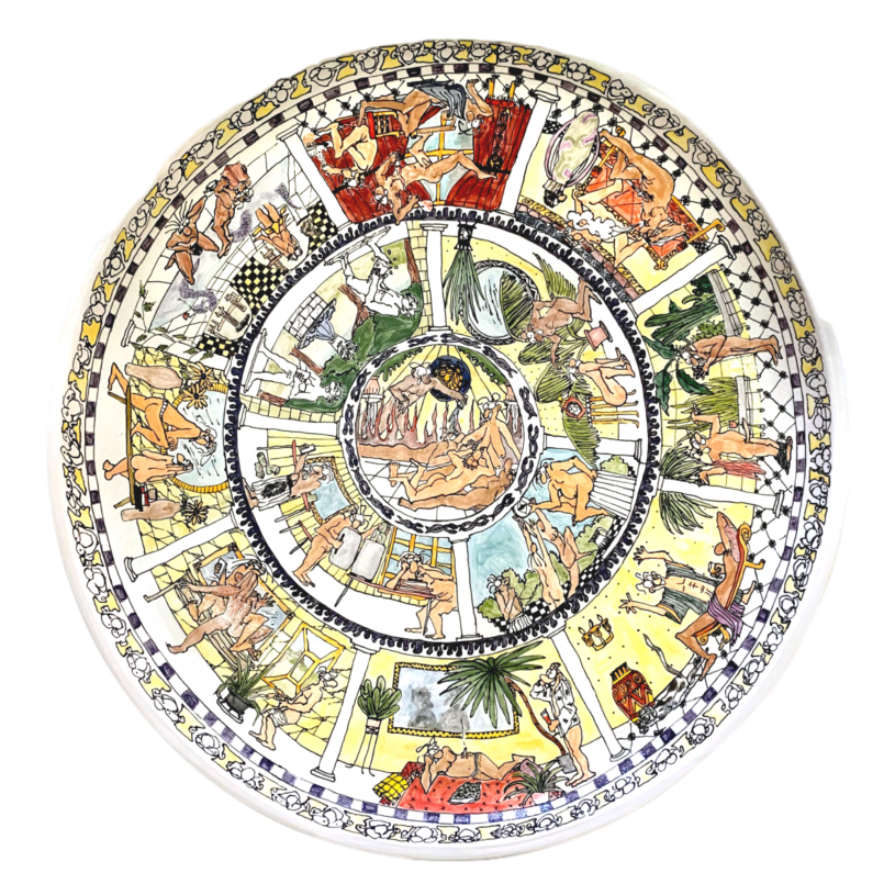 ath1281, <i>Generational Wealth</i>, 2019, glazed earthenware, 60 cm