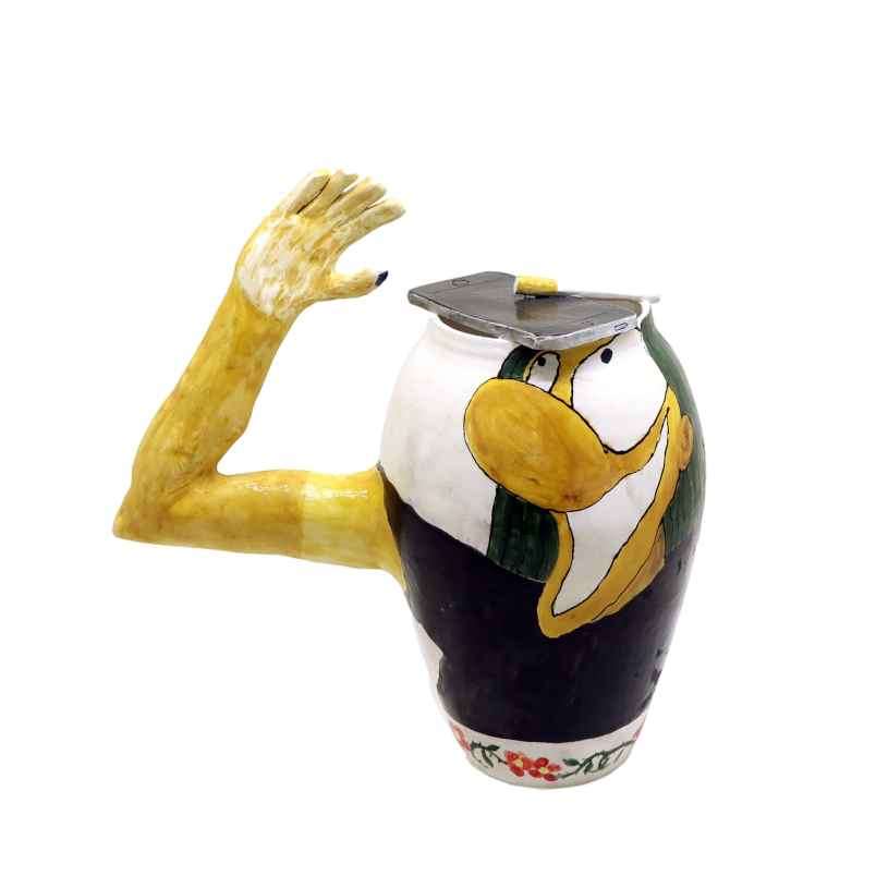 ath1281, <i>Let Me Get That for You</i>, 2019, glazed earthenware, 27x28 cm