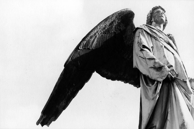 Renate Graf, <i>An Angel from San Michele, Venice (The Angel of History)</i>, 2010, gelatin print on paper, 100x150 cm