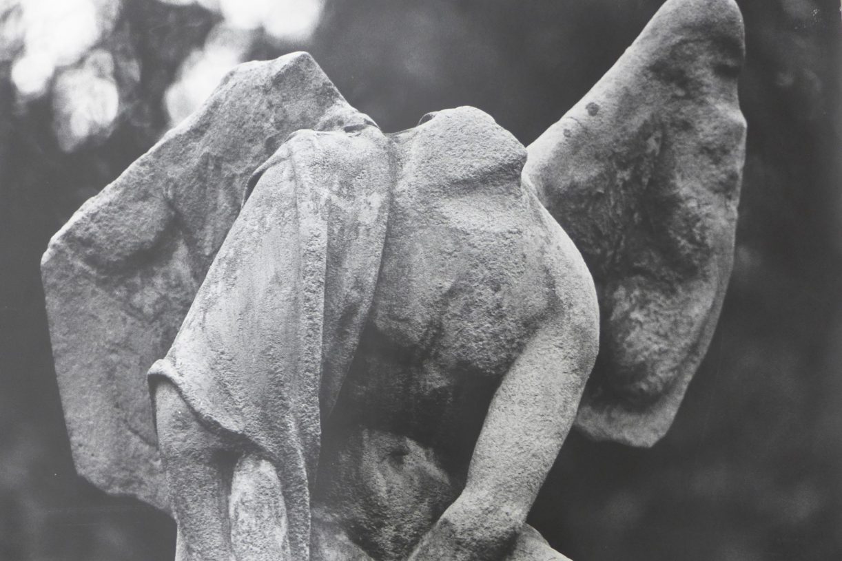 Renate Graf, <i>An Angel from St Marx Cemetery, Vienna (The Angel of History)</i>, 2010, gelatin print on paper, 100x150 cm